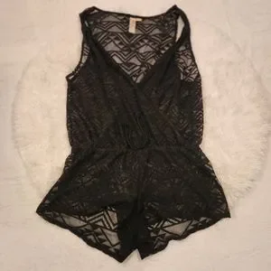 Miken | Swim | Swim Cover Up 3 Medium 2 Black White Used | Poshmark